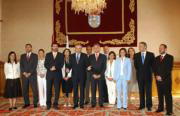 EFE Touriño, junto con los trece consejeros del «gobierno del cambio»