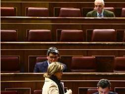 Sólo 70 de los 350 diputados estaban en su escaño. /Europa Press