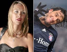 El futbolista Luca Toni sale con la ex de Boris Becker