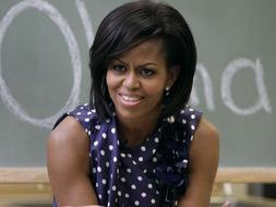 Primer plano de la primera dama de EEUU, Michelle Obama. / Reuters