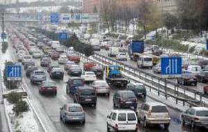 nieve, causa, infierno, blanco, accesos, transporte, publico