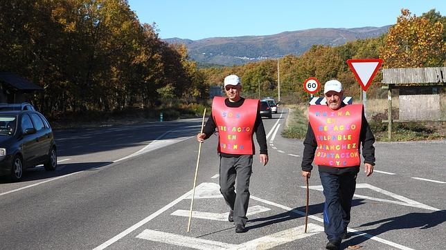 El alcalde de Trefacio (Zamora) inicia una marcha de 120 kilómetros a pie