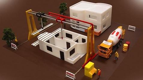 La impresora que construye casas
