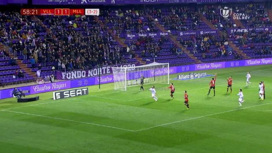 Copa del Rey: Resumen y goles del Real Valladolid 2 - 1 Mallorca