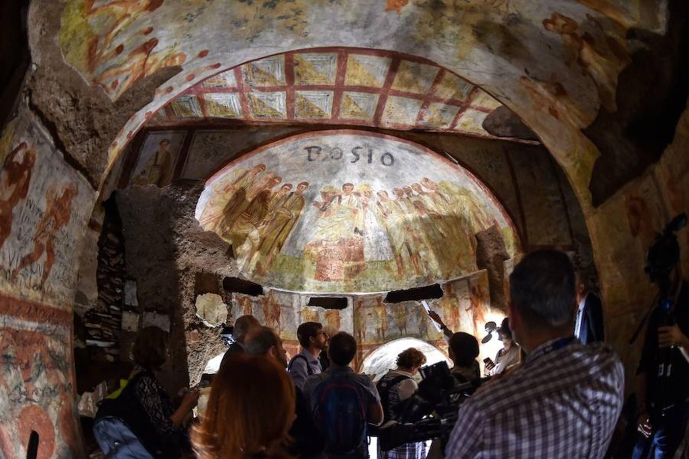Salen A La Luz Frescos De Las Catacumbas De Domitila salen-a-la-luz-frescos-de-las-catacumbas-de-domitila