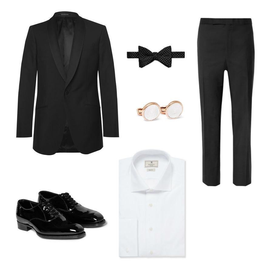 Look con esmoquin para despedir el año