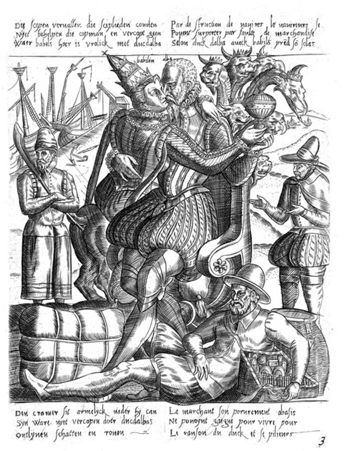 Y podemos conocer las entonces muy novedosas argucias de propaganda y difamación para socavar la reputación del enemigo común.