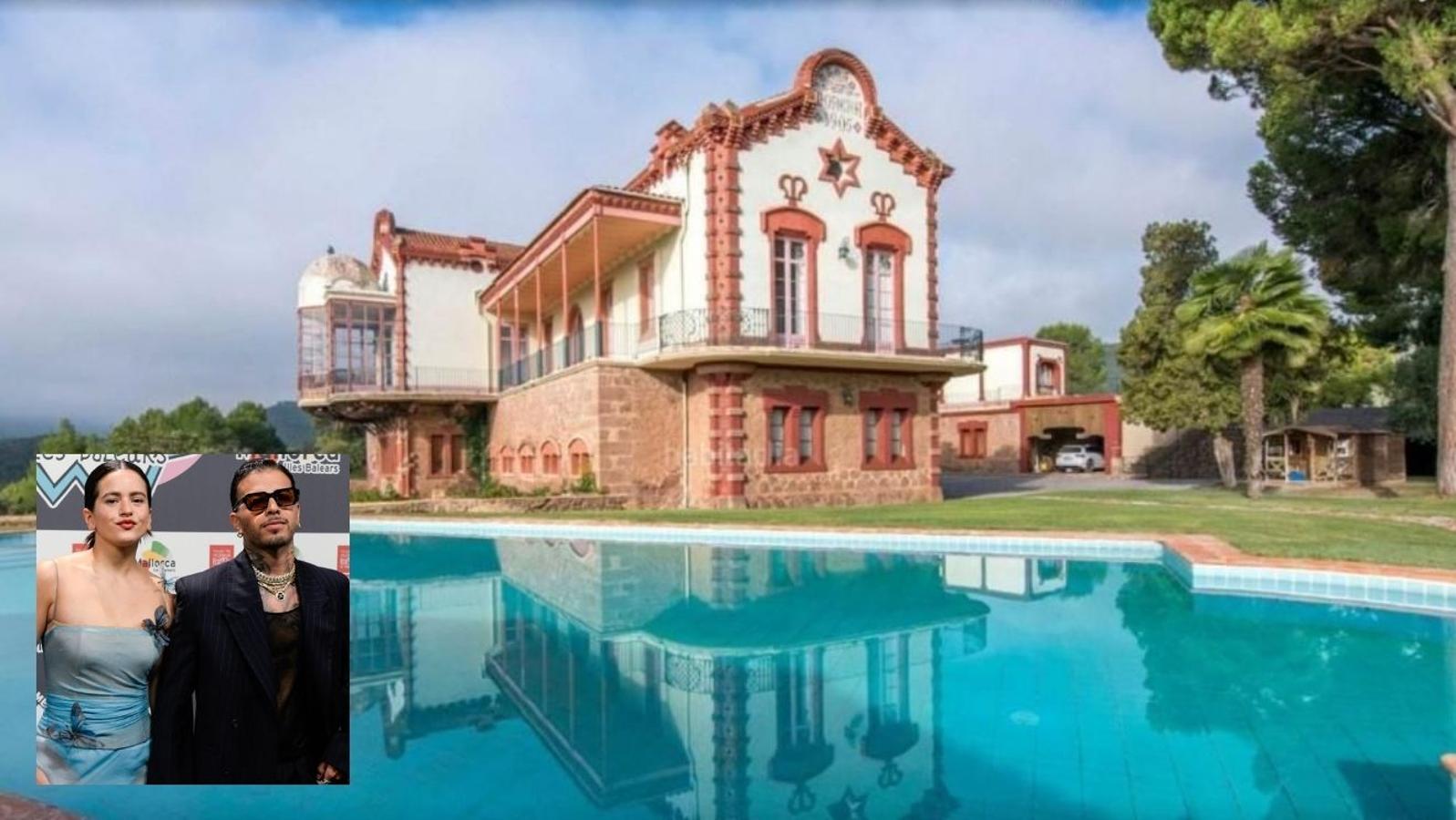 La mansión de lujo que Rosalía y Rauw Alejandro ha comprado en Manresa, valorada en 2 millones