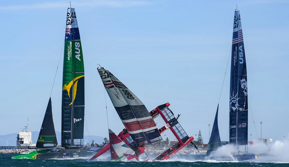 El &laquo;levante&raquo; de C&aacute;diz anima el circuito Rolex Sail GP