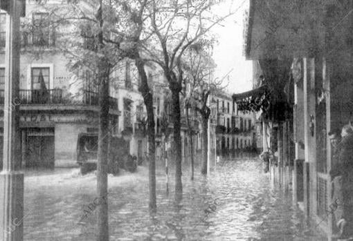 Inundación en Sevilla