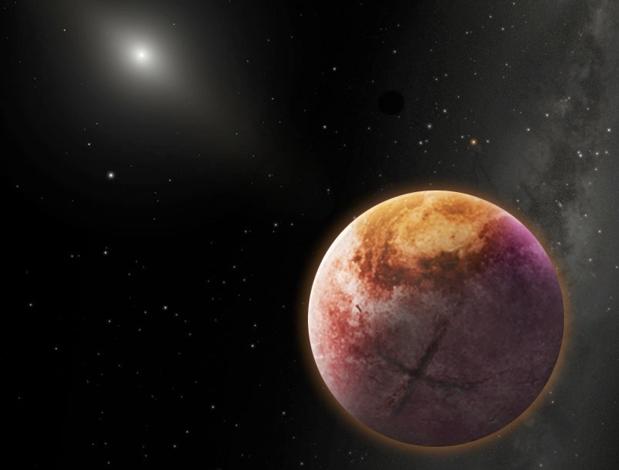 Recreación artística del Planeta X