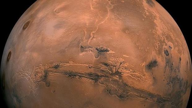 Imagen de Marte tomada por el satélite Hubble