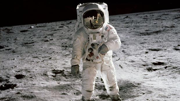 Buzz Aldrin, fotografiado por Neil Armstrong, durante la misión Apolo 11