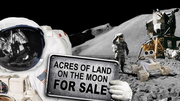 La Embajada Lunar vende 1 acre de tierra en la Luna (4.000 metros cuadrados) por 25 dólares