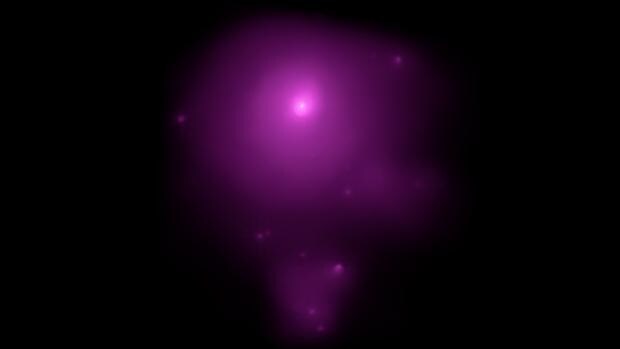 Imagen del CÃºmulo galÃ¡ctico Abell 85, en culo centro se encuentra la galaxia Holmberg 15A