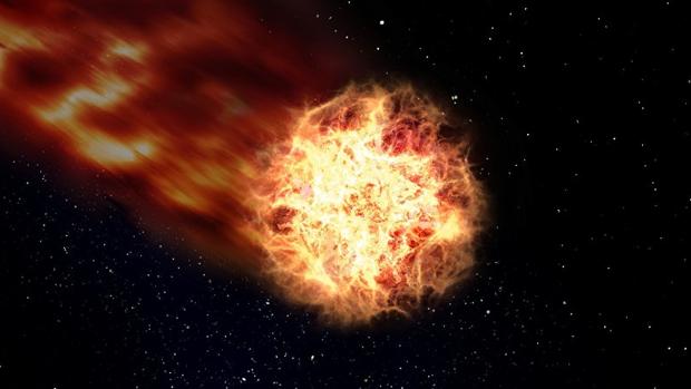 La ilustración muestra cómo es el cometa interestelar Borisov, descubierto en agosto del año pasado mientras cruzaba el Sistema Solar