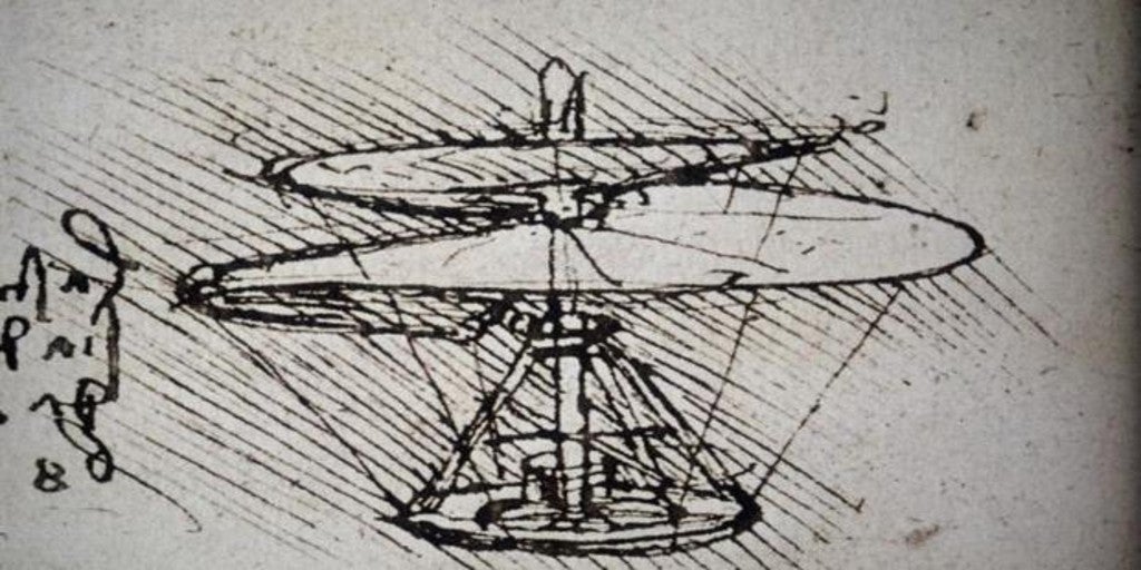 Leonardo Da Vinci Aerial Screw