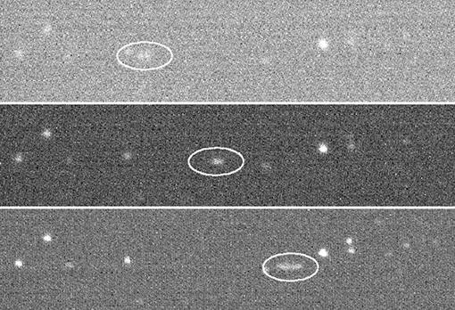 Imagen del asteroide 2018 LA obtenida con el telescopio SkyMapper, en Australia