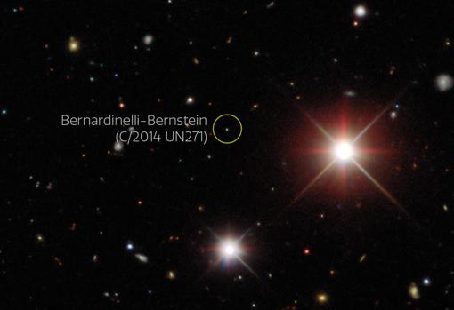Imagen de descubrimiento del Cometa Bernardinelli-Bernstein