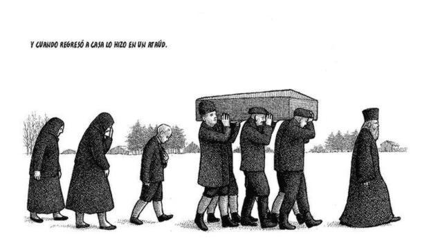 Viñeta de «Patria», cómic autobiográfico de Nina Bunjevac