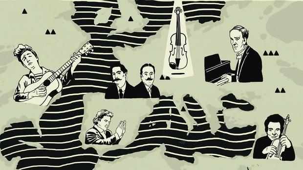 El piano ruso de Richter, el violín israelí de Perlman, la España de Morente, y la América de Dylan