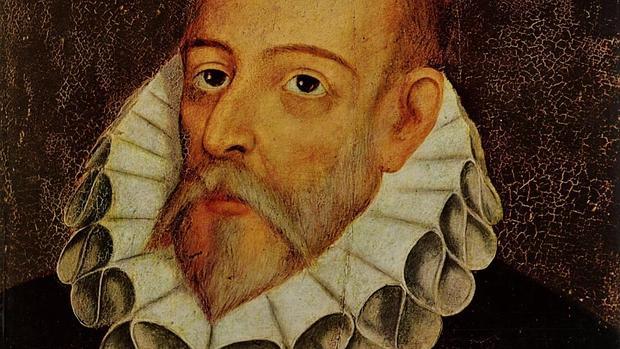 Retrato de Miguel de Cervantes, pintado por Juan de Jáuregui y Aguilar