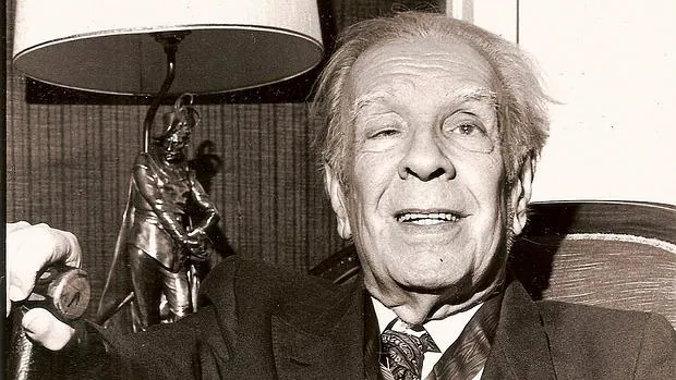Una de las últimas fotografías de Jorge Luis Borges