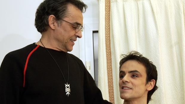 Goyo Montero y su hijo en 2003