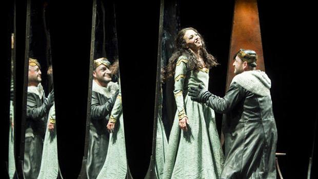 Escena de la representación «Ricardo III»