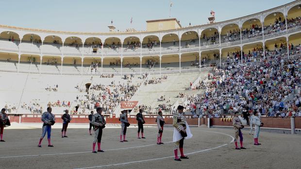 Una imagen reciente de la plaza de toroso de Las Ventas
