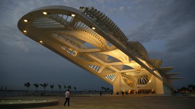 Espectacular imagen del Museo del Mañana, en Río de Janeiro