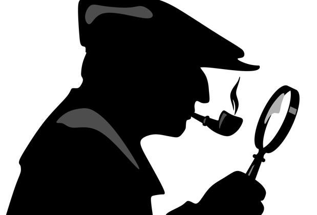 Silueta de Sherlock Holmes, uno de los personajes que ha vuelto a la vida
