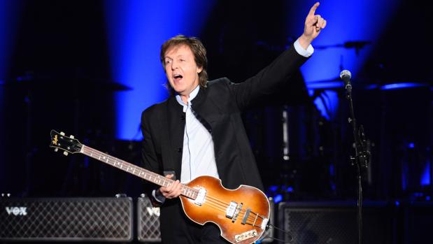 Paul McCartney, durante un concierto el año pasado en París