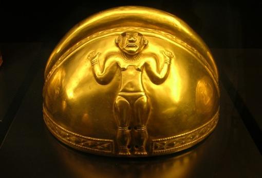 Una de las piezas del Tesoro de Quimbaya