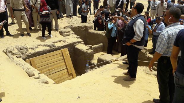 Imagen de archivo de un descubrimiento en Egipto