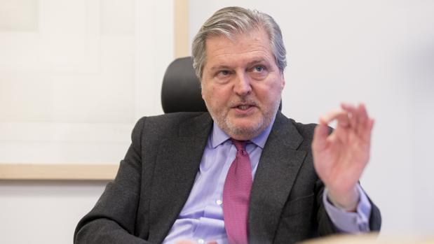 El ministro de Cultura, Íñigo Méndez de Vigo, durante la entrevista