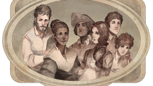 Recreación de personajes rescatados del olvido para el archivo digital «La Florida»