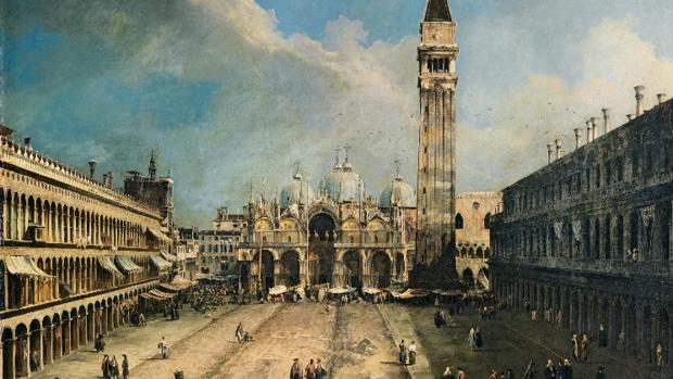 «La Plaza de San Marcos en Venecia», de Canaletto