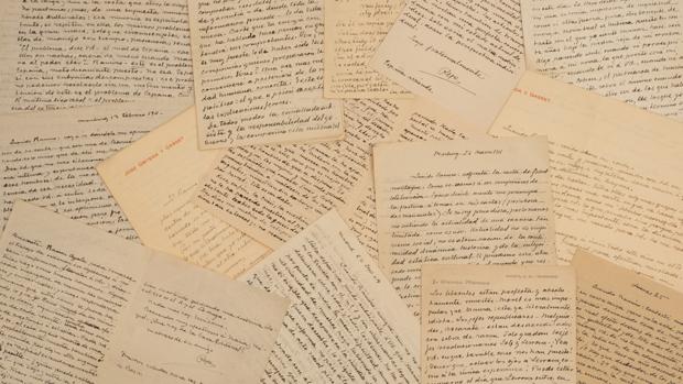 Imagen de las cartas que saldrán a subasta