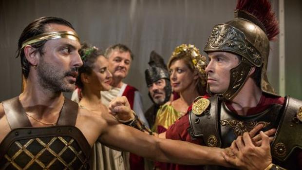 Los protagonistas de la versión de «Ben-Hur» de Yllana