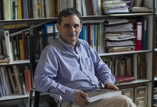 Javier Portús, en su despacho del Museo del Prado