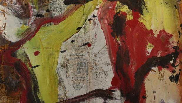 Una de las obras de Willem de Kooning encontradas en el almacén