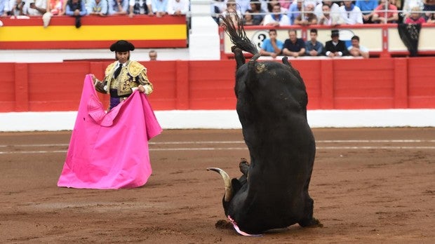 Morante observa el volatín del primero