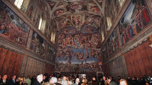 Los Museos Vaticanos (en la imagen, la Capilla Sixtina) acogen cada año a más de seis millones de visitantes