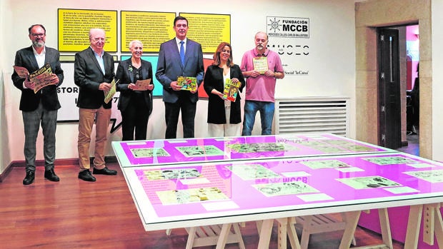 La inauguración de la exposición, en la Fundación MCCB en Cáceres