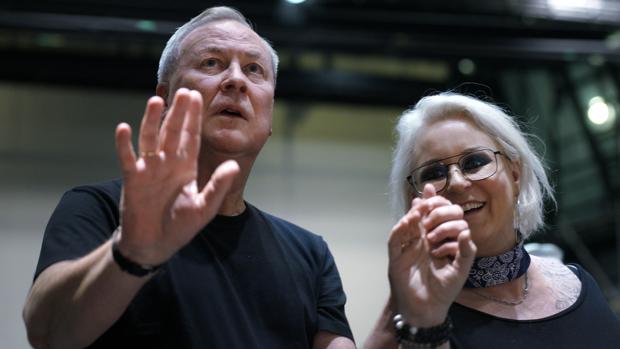 El director de escena Bob Wilson y la soprano Irene Theorin