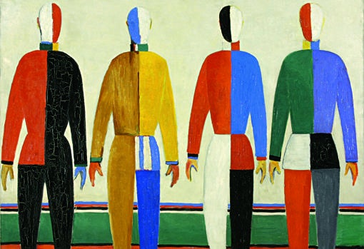 «Deportistas», de Kazimir Malévich, 1930-1931