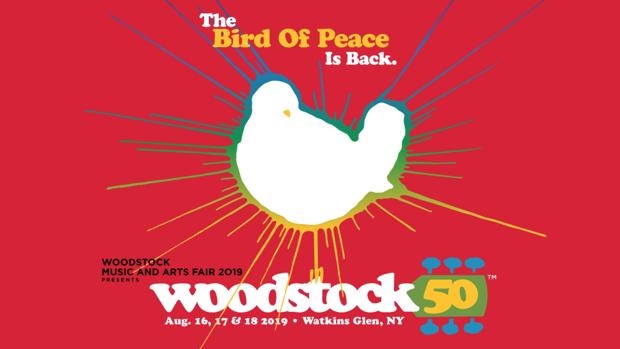 Cartel de Woodstock 50