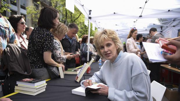 Siri Hustvedt en el día del libro en Barcelona