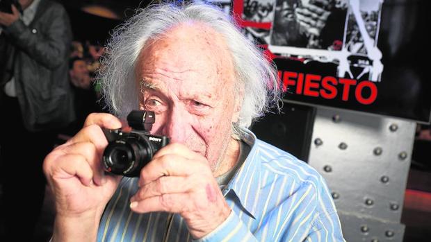 William Klein (y su cámara) en el Espacio Fundación Telefónica